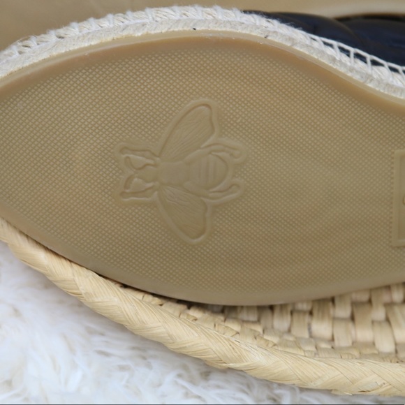 Authentic Gucci Black Quilted Espadrilles - Picture 8 of 11